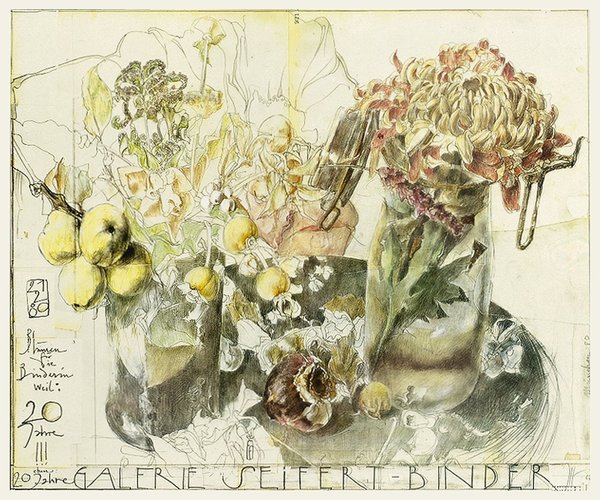 Horst Janssen: Blumen Seifert-Binder